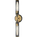 Regent LED 24 inch Black and Antique Brass Bath Vanity Wall Light