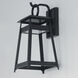 Pagoda LED 15.5 inch Black Outdoor Wall Mount