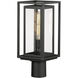 Cabana 1 Light 16.75 inch Black Outdoor Pole/Post Mount