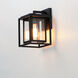 Cabana 1 Light 11 inch Black Outdoor Wall Sconce