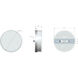 Edge LED 5 inch Natural Aged Brass Flush Mount Ceiling Light