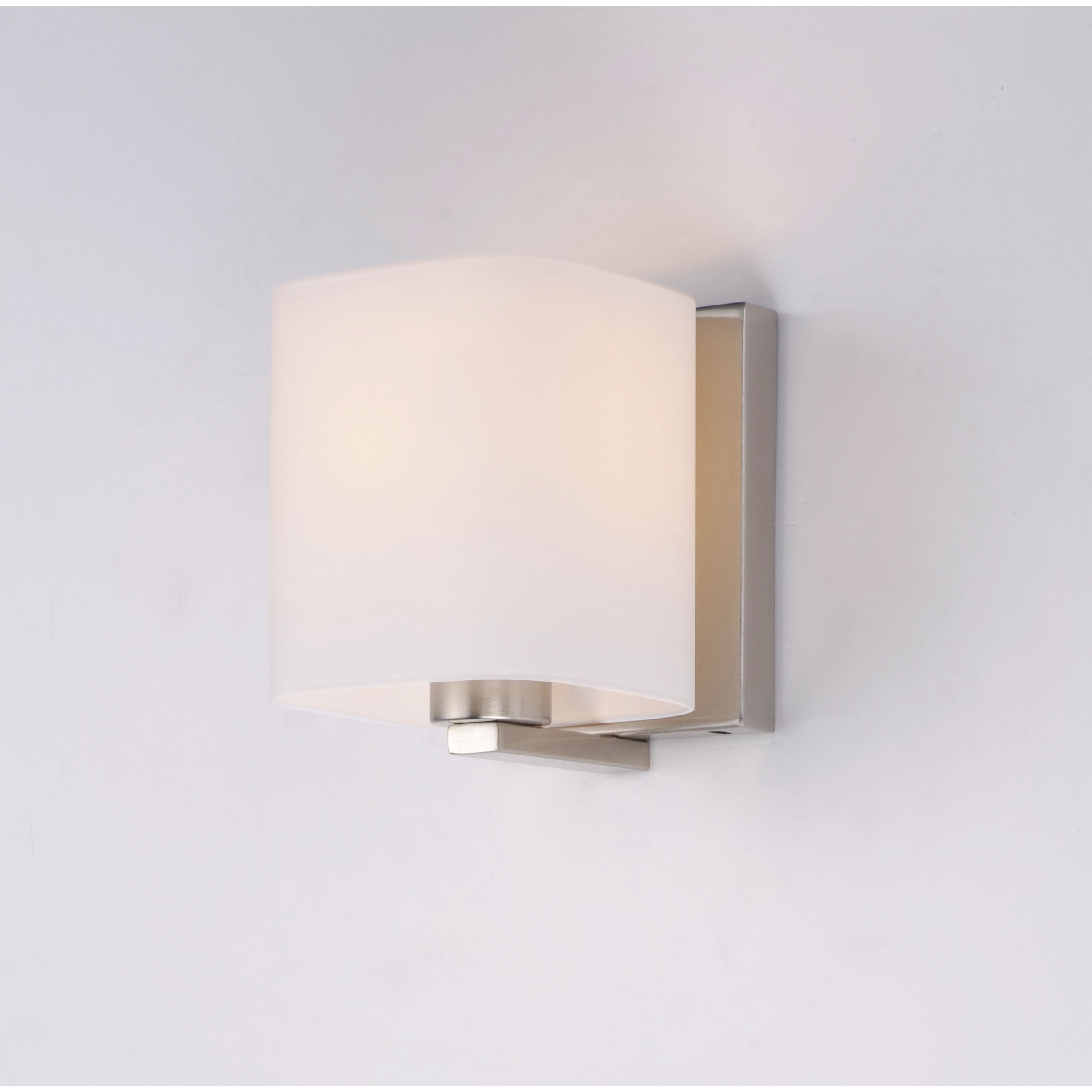 Wrap 1 Light 5.5 inch Satin Nickel Bath Vanity Wall Light