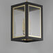 Neoclass 4 Light 12 inch Black and Gold Outdoor Pendant
