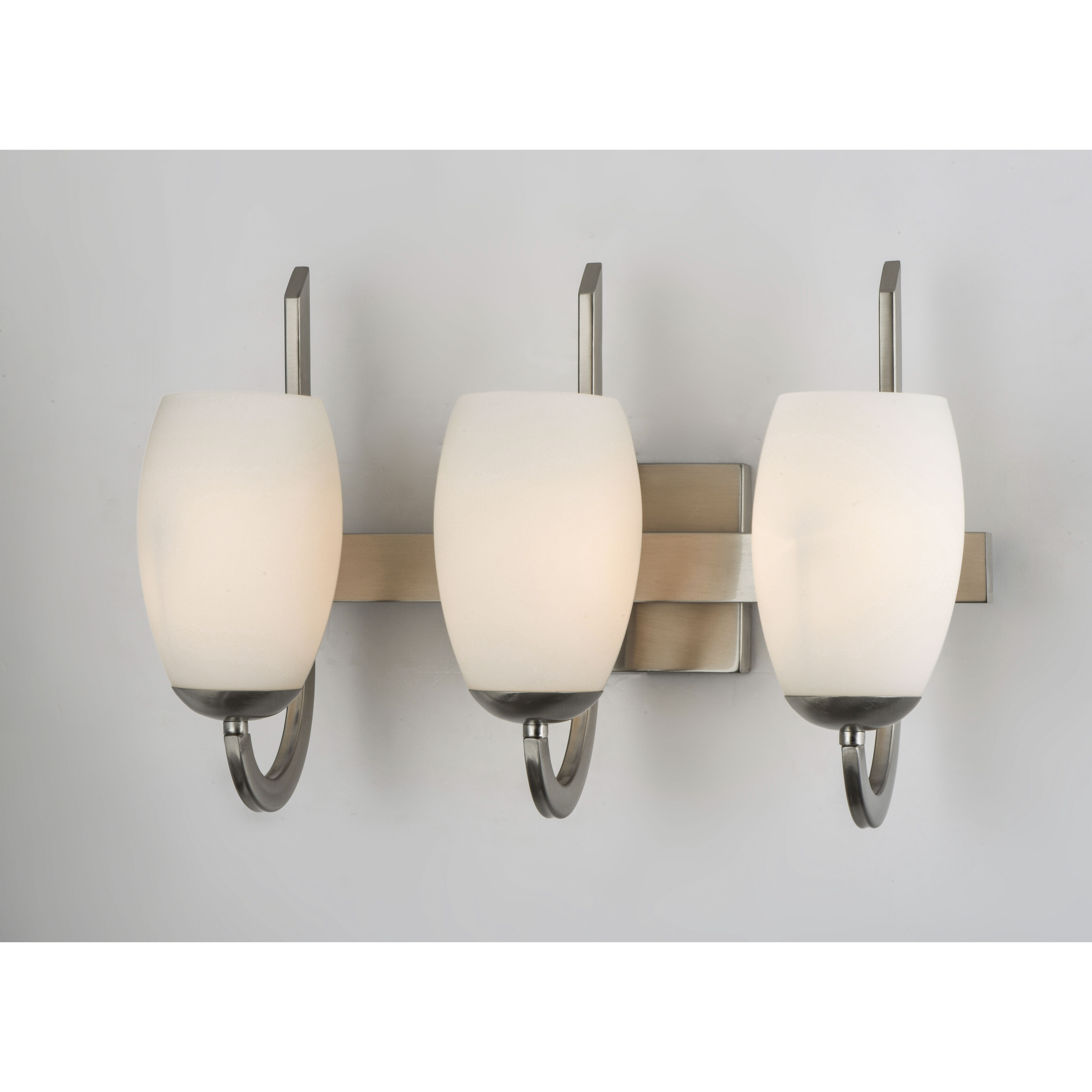 Taylor 3 Light 18 inch Satin Nickel Bath Vanity Wall Light