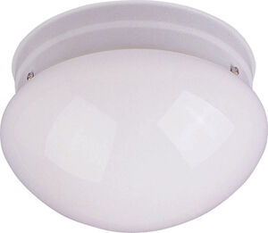 Utility EE 2 Light 9 inch White Flush Mount Ceiling Light