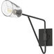 Keppe 1 Light Dark Bronze Wall Sconce Wall Light