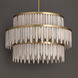 Marimba 10 Light 36 inch Weathered White Chandelier Ceiling Light