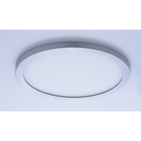 Wafer LED LED 10 inch Satin Nickel Flush Mount Ceiling Light