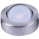 CounterMax MX-LD-AC 120 LED 2.75 inch Satin Nickel Under Cabinet Disc