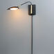 Scan LED Black and Satin Brass Wall Sconce Wall Light