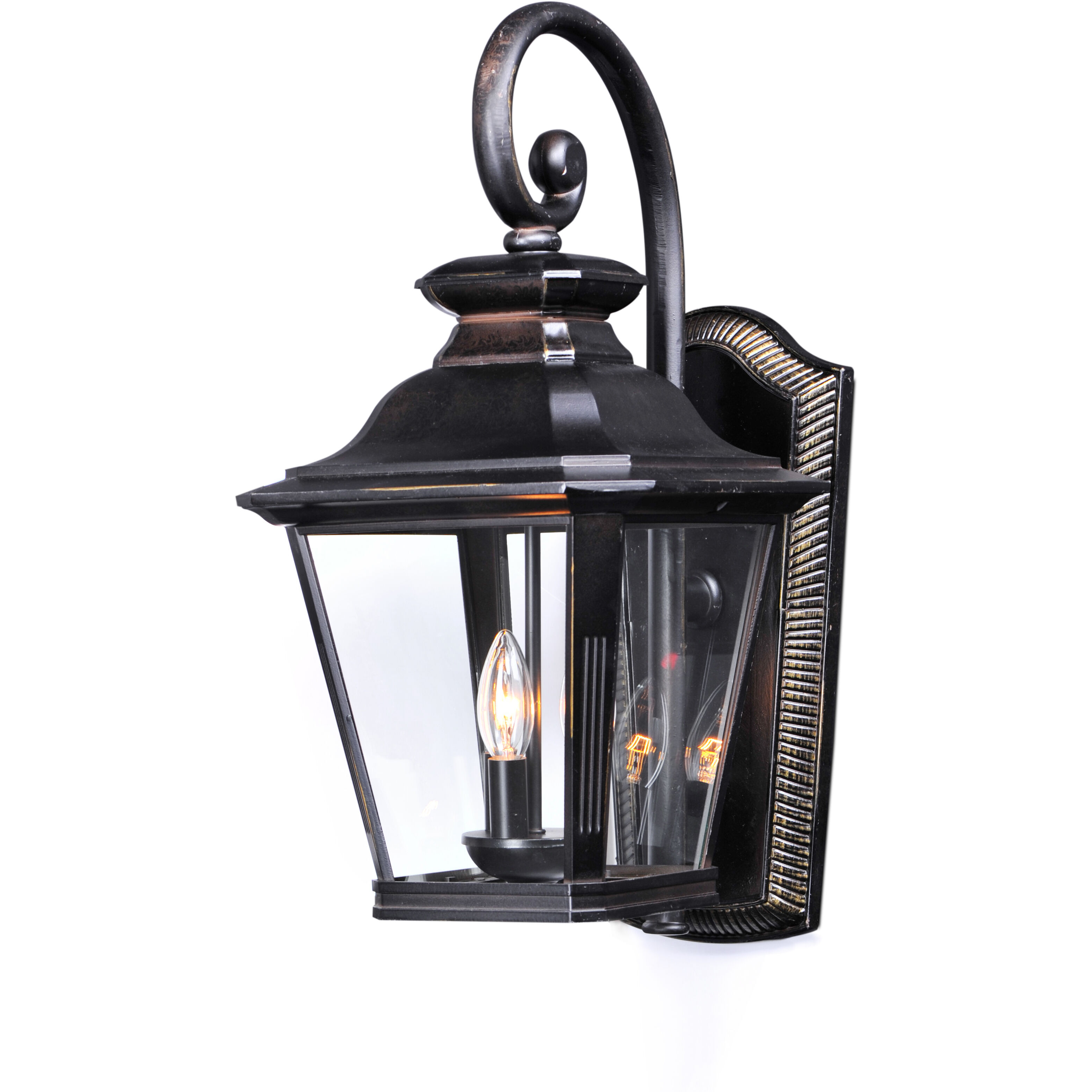 Knoxville 3 Light 23 inch Bronze Outdoor Wall Sconce