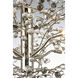 Cluster LED 28.5 inch Polished Nickel Semi-Flush Mount Ceiling Light