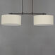Bongo 2 Light 42 inch Oil Rubbed Bronze Linear Pendant Ceiling Light