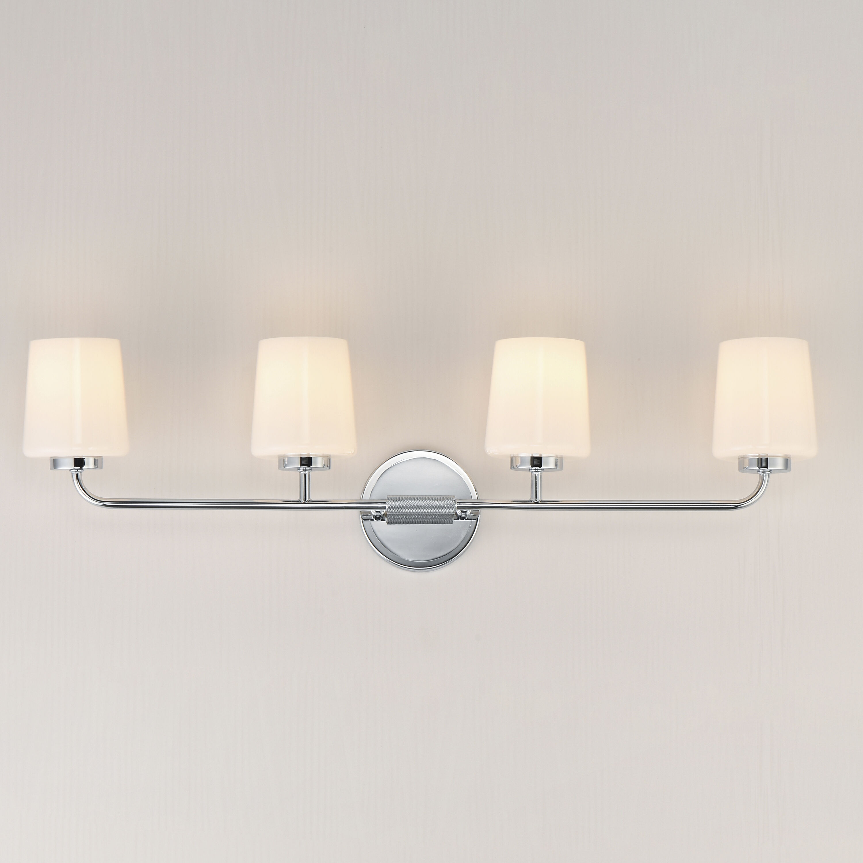 Durham 4 Light 32.5 inch Polished Chrome Bath Vanity Wall Light