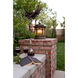 Santa Barbara VX 15 inch 40 watt Sienna Outdoor Deck Lantern