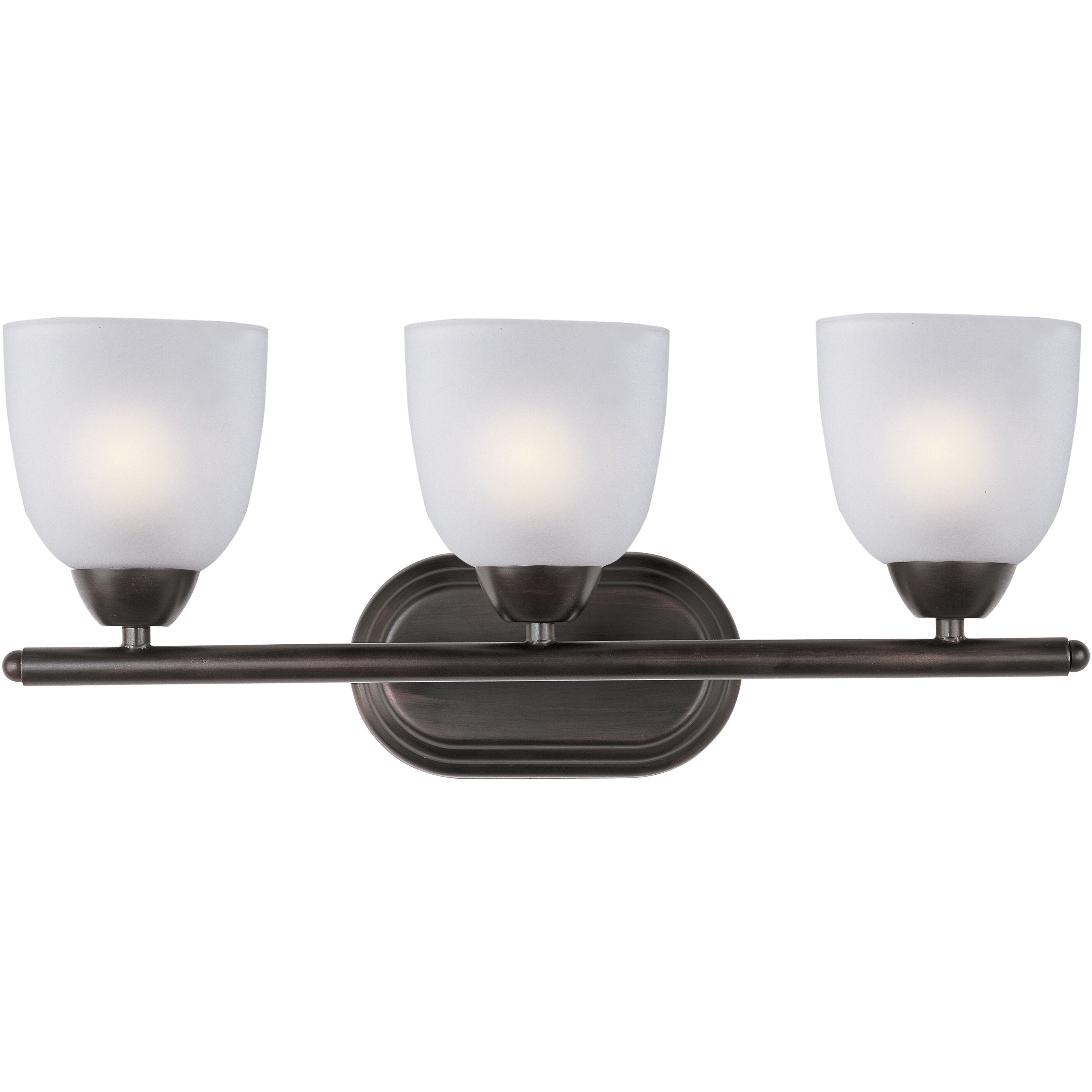 Axis 3 Light 21 inch Oil Rubbed Bronze Bath Vanity Wall Light