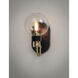 Bauhaus 1 Light 6 inch Bronze/Satin Brass Wall Sconce Wall Light