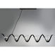 Curlicue 5 Light 7 inch Black and Polished Nickel Multi-Light Pendant Ceiling Light