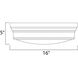 Fairmont 3 Light 16 inch Natural Aged Brass Flush Mount Ceiling Light