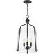 Bellmore 3 Light 13.5 inch Black Entry Foyer Pendant Ceiling Light