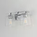 Cubos 2 Light 14 inch Polished Chrome Wall Sconce Wall Light