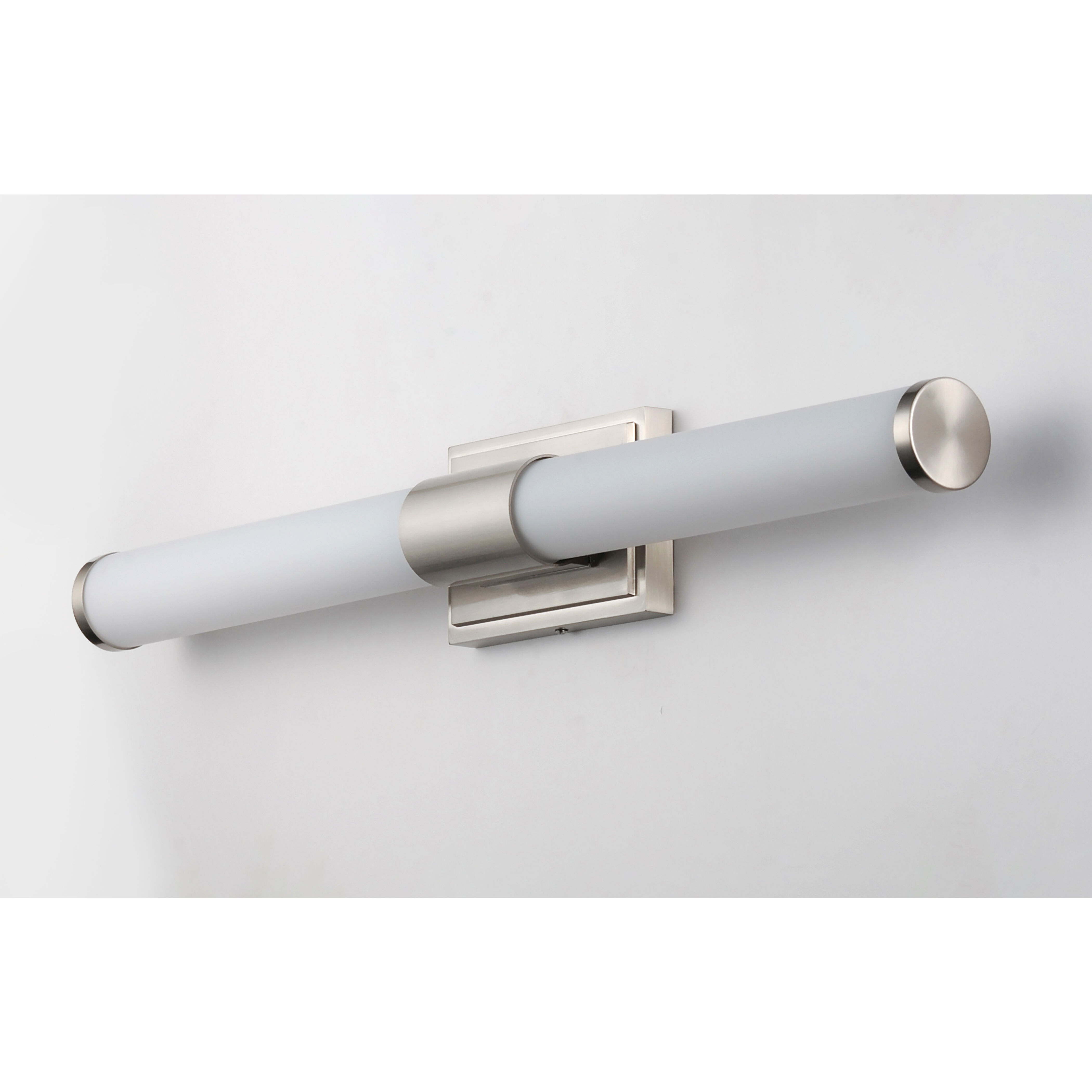 Optic LED 18 inch Satin Nickel Bath Vanity Wall Light