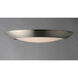 Diverse LED LED 9.25 inch Satin Nickel Flush Mount Ceiling Light
