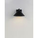 Conoid LED LED 6 inch Black Outdoor Wall Mount