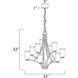 Deven 9 Light 32 inch Oil Rubbed Bronze Multi-Tier Chandelier Ceiling Light