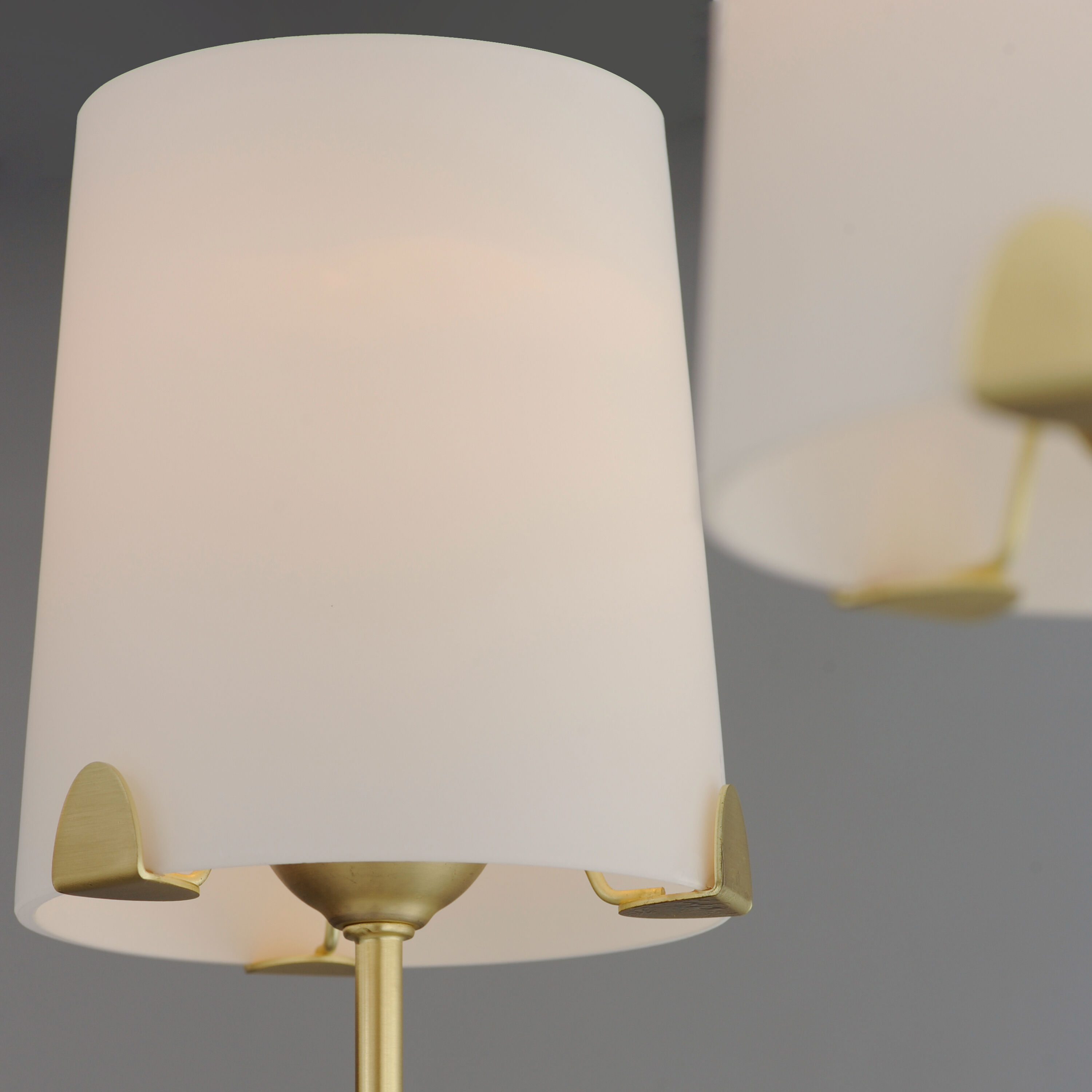 Huntington 6 Light 34 inch Satin Brass Chandelier Ceiling Light