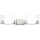 Sleek 4 Light 30.50 inch Bathroom Vanity Light