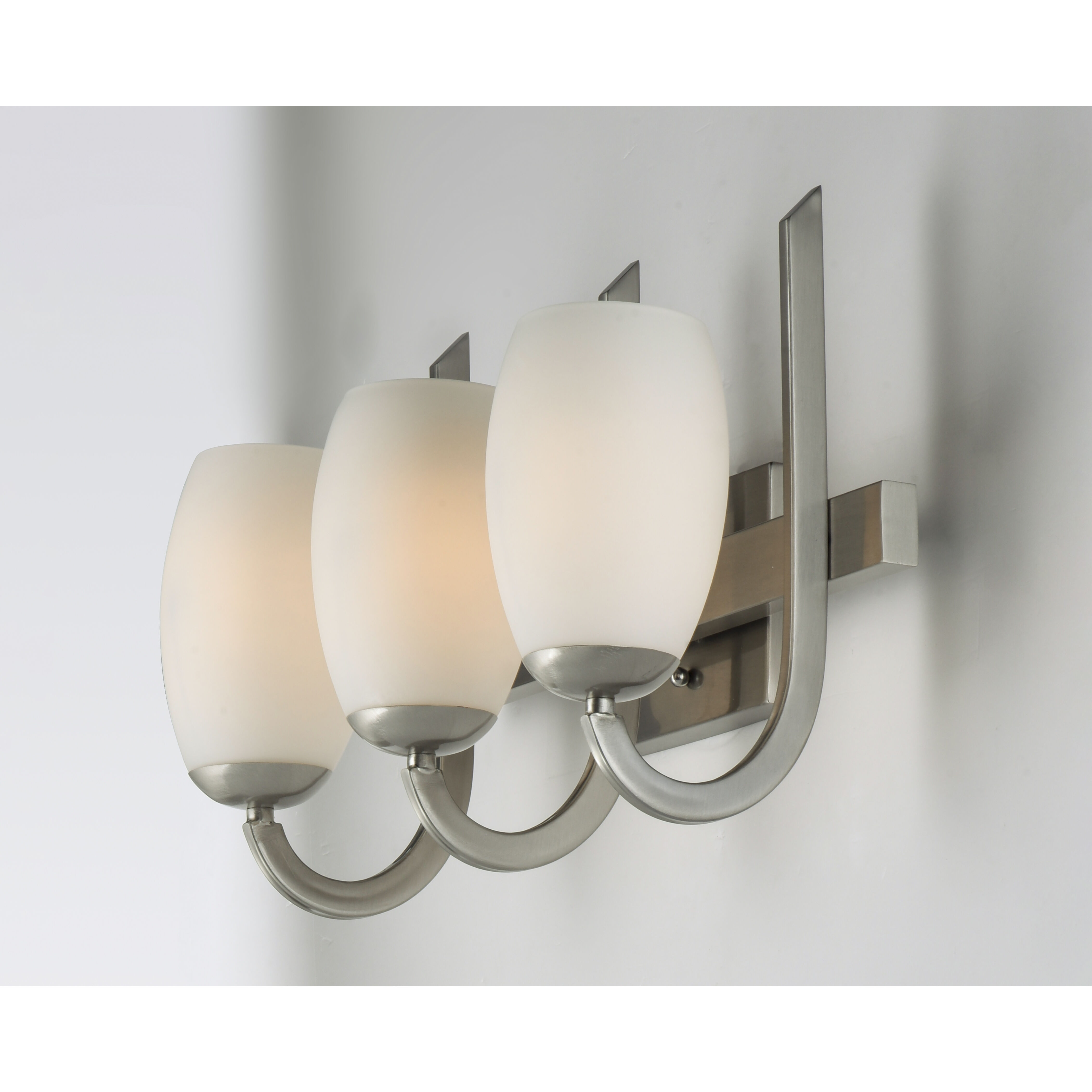 Taylor 3 Light 18 inch Satin Nickel Bath Vanity Wall Light
