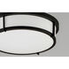 Rogue 2 Light 13 inch Black Flush Mount Ceiling Light