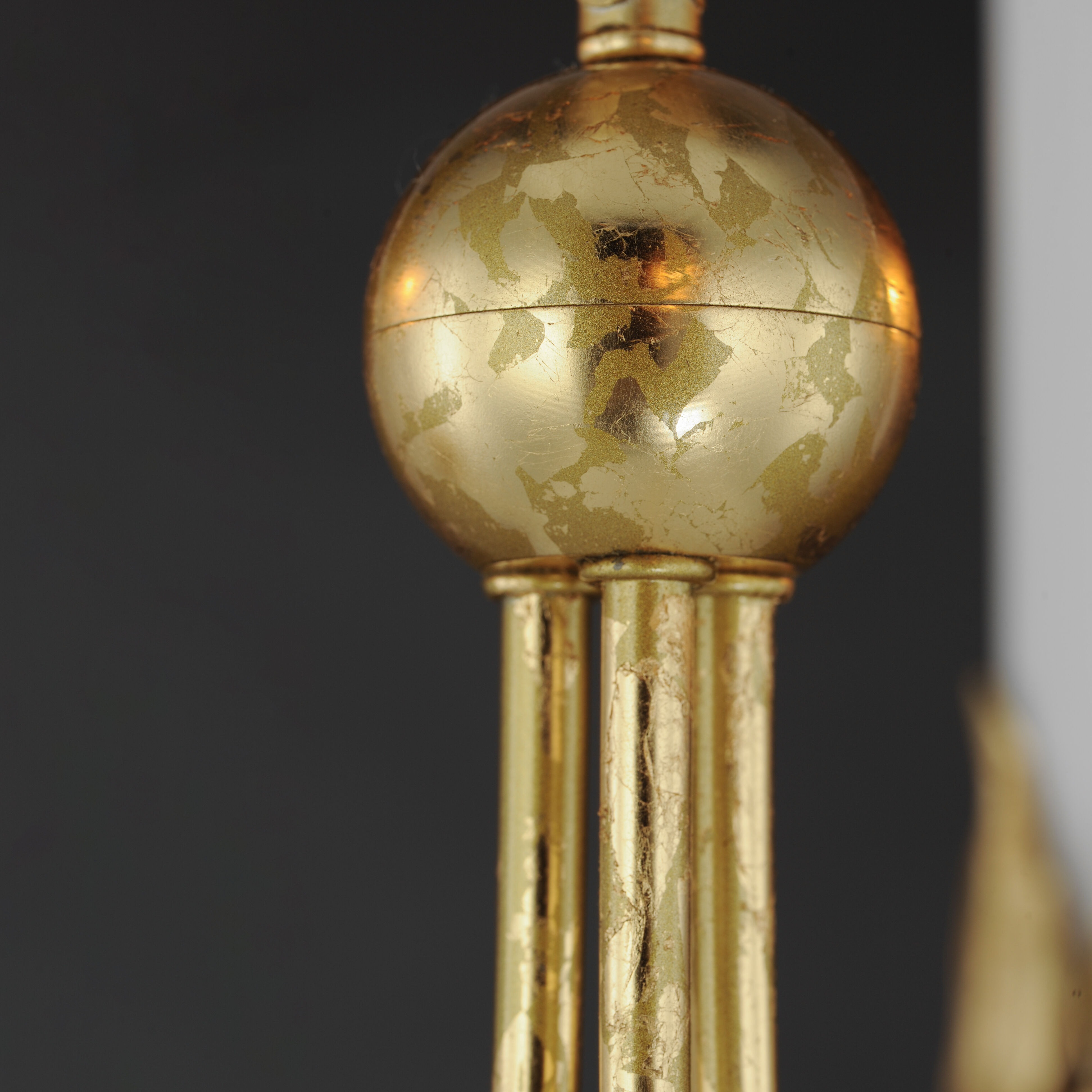 Paloma 3 Light 16 inch Gold Leaf Mini Pendant Ceiling Light