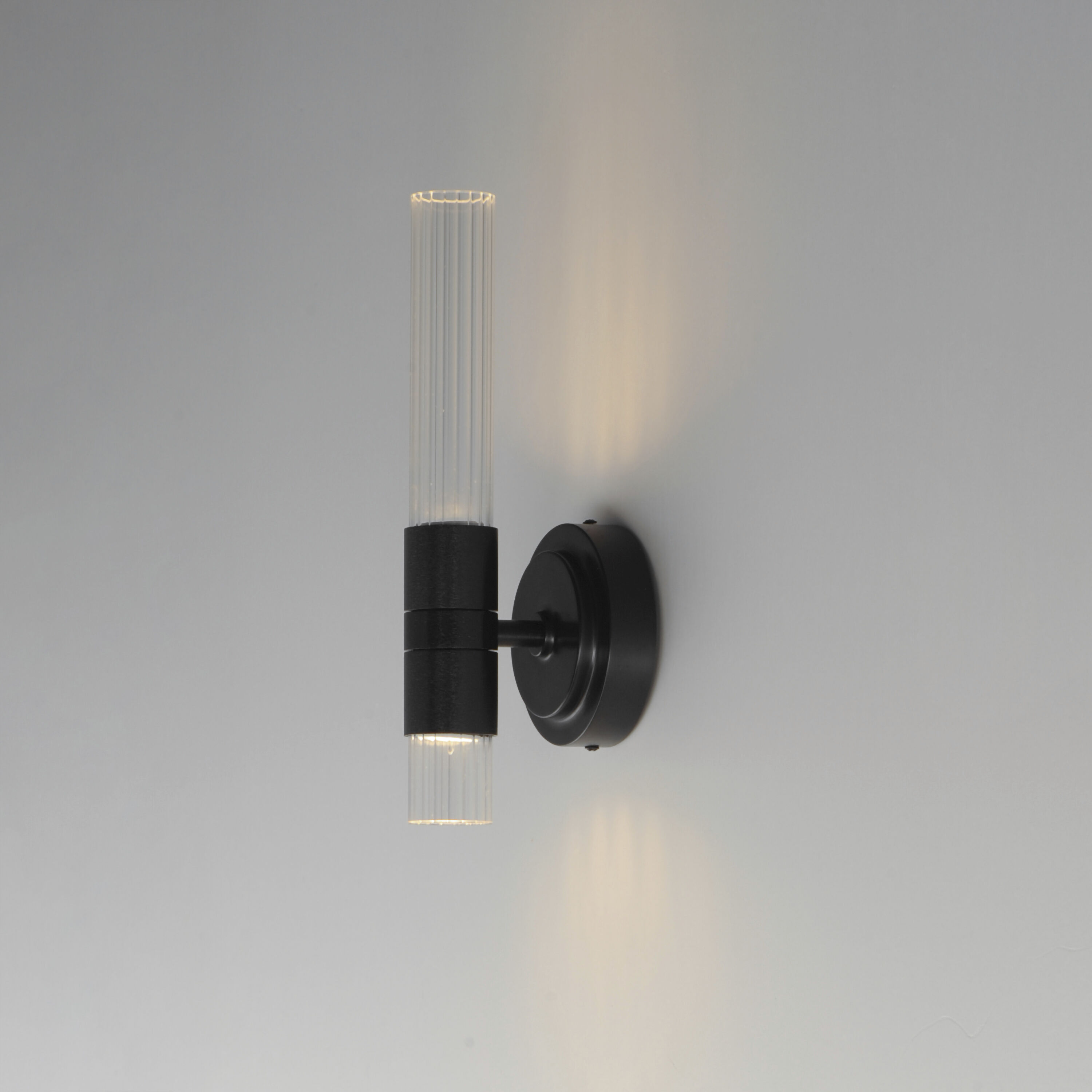 Ovation LED 4 inch Black Wall Sconce Wall Light