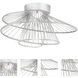 Zeta LED 20 inch Matte White Flush Mount Ceiling Light