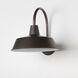 Pier M 1 Light 14.25 inch Black Outdoor Wall Mount in Empire Bronze, X-Large