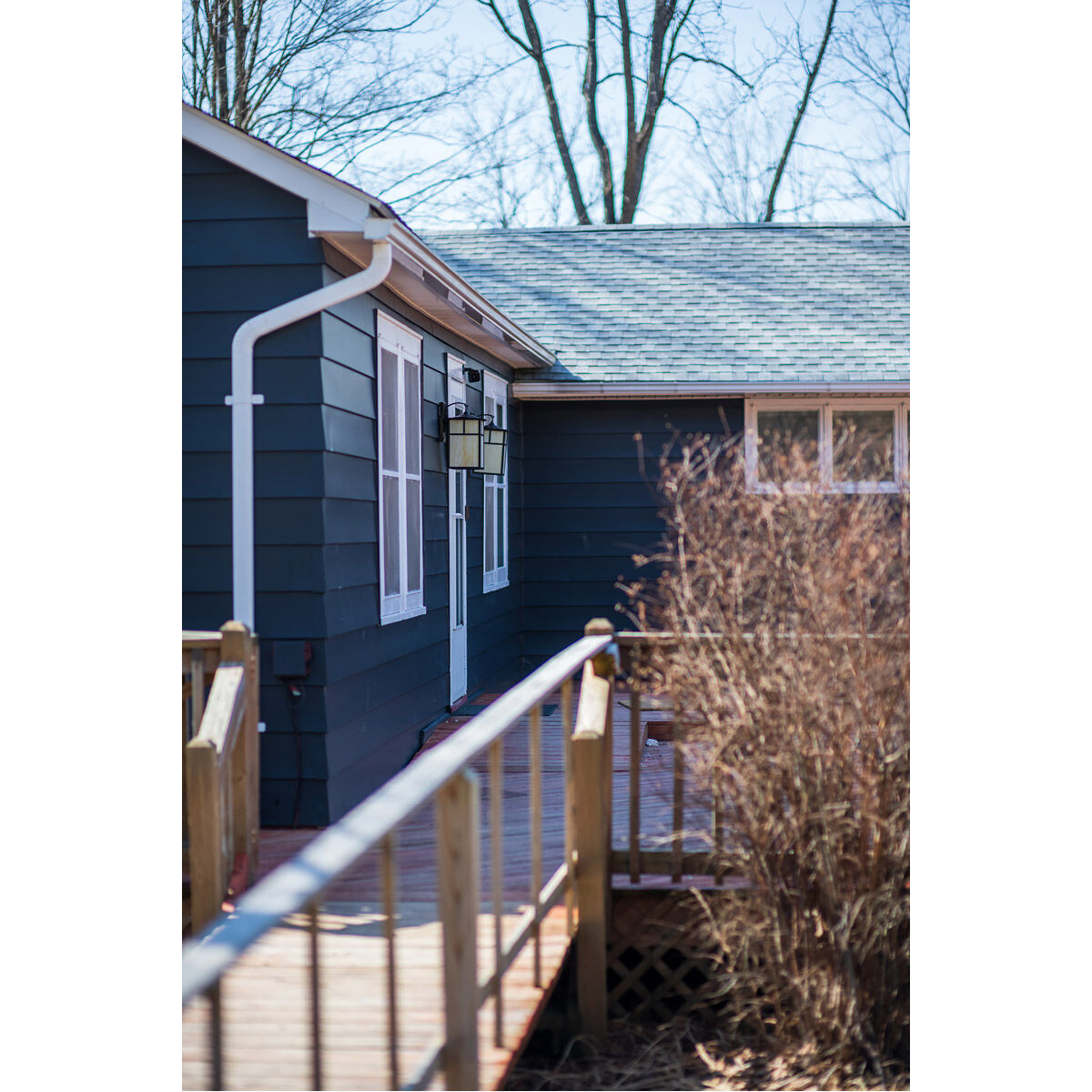 Coldwater 2 Light 9 inch Burnished Outdoor Ceiling Mount in Honey