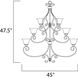 Manor 15 Light 45 inch Oil Rubbed Bronze Multi-Tier Chandelier Ceiling Light