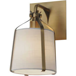 Bandera Wall Sconce Wall Light in Natural Aged Brass