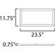 Sky - 5CCT LED 11.75 inch Black Flush Mount Ceiling Light