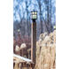Coldwater 1 Light 12 inch Burnished Outdoor Pole/Post Lantern in Honey