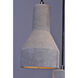Crete LED 6 inch Polished Chrome Single Pendant Ceiling Light
