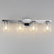 Scoop LED 29.5 inch Polished Chrome Bath Vanity Wall Light in Clear