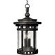 Santa Barbara DC 3 Light 9 inch Sienna Outdoor Hanging Lantern