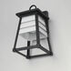 Shutters 1 Light 14 inch Black Outdoor Wall Mount