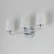 Durham 3 Light 23 inch Polished Chrome Bath Vanity Wall Light