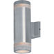 Lightray LED 12 inch Brushed Aluminum Outdoor Wall Mount