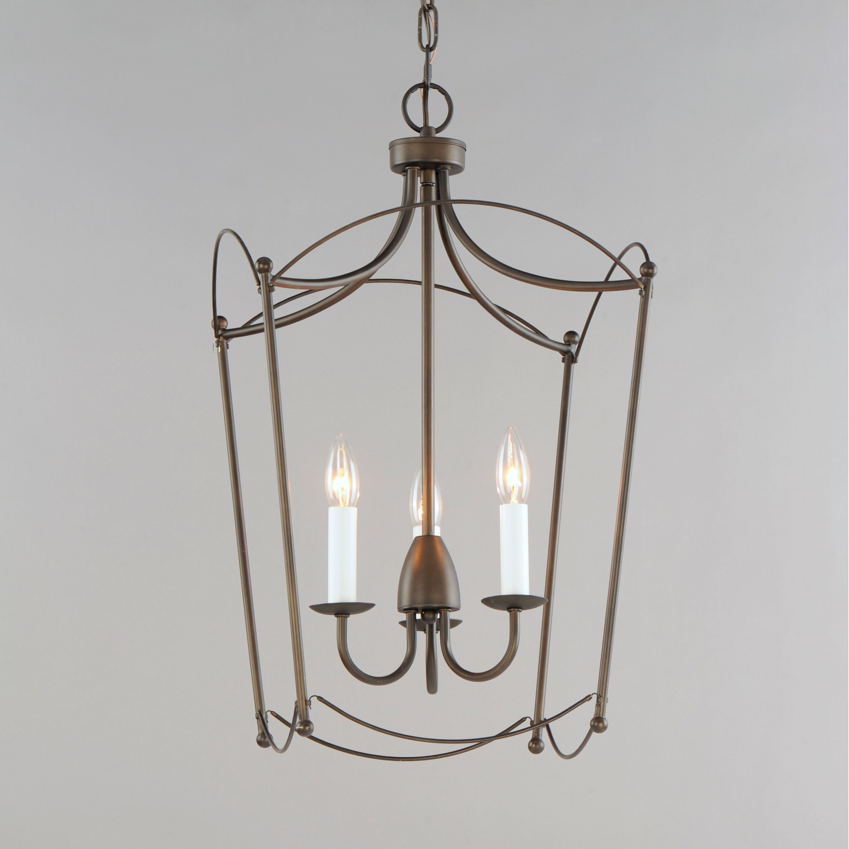 Plumette 3 Light 14 inch Chestnut Bronze Multi-Light Pendant Ceiling Light