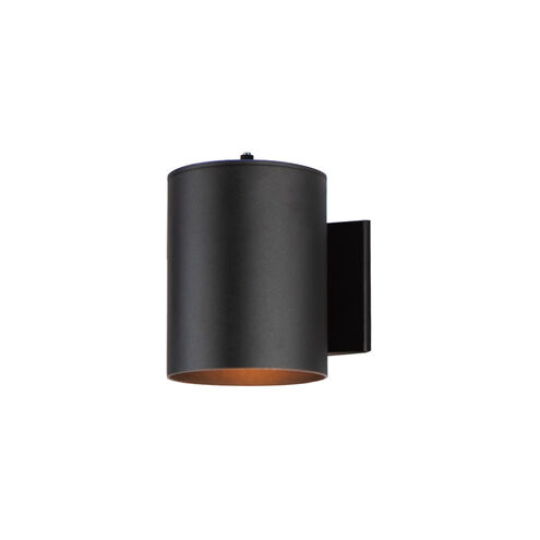 Outpost 1 Light 7 inch Black Outdoor Wall Mount